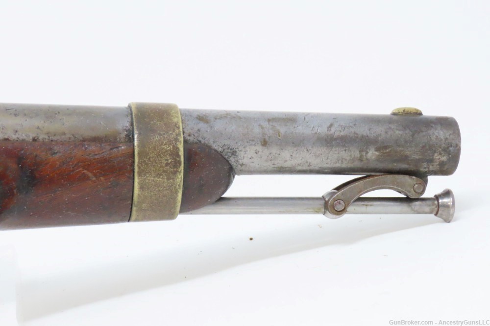 Antique HENRY ASTON 1st U.S. Contract Model 1842 DRAGOON Percussion Pistol -img-4