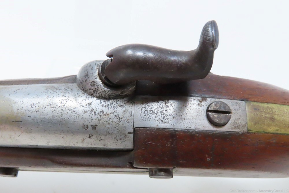 Antique HENRY ASTON 1st U.S. Contract Model 1842 DRAGOON Percussion Pistol -img-9