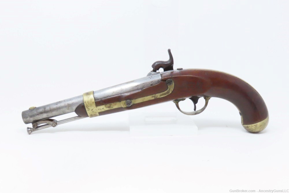 Antique HENRY ASTON 1st U.S. Contract Model 1842 DRAGOON Percussion Pistol -img-16