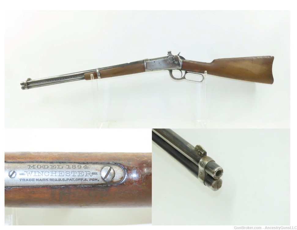 1917 WORLD WAR I WINCHESTER 1894 .30-30 WCF C&R Carbine REDFIELD PEEP SIGHT-img-0