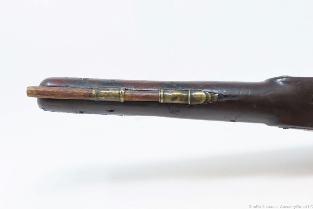 Pre-1813 PROOFED Antique NOCK .60 Cal. PERCUSSION Conversion TRADE Pistol  -img-13