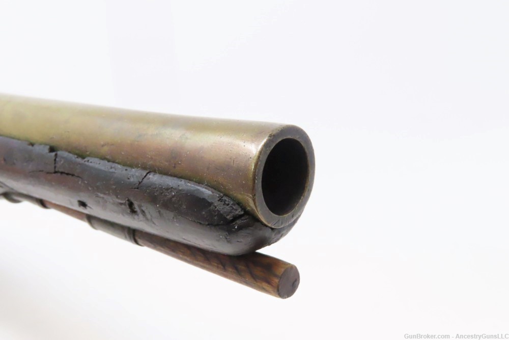Pre-1813 PROOFED Antique NOCK .60 Cal. PERCUSSION Conversion TRADE Pistol  -img-6