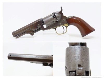 ANTEBELLUM Antique Pre-CIVIL WAR COLT M1849 Perc. POCKET Revolver FRONTIER 