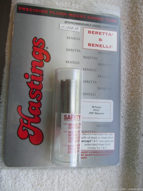 Beretta & Benelli 20 Ga. Full Choke Tube-img-0