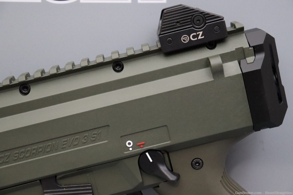 CZ Scorpion Evo 3 S1 Pistol ODG 9mm 7.72"-img-9