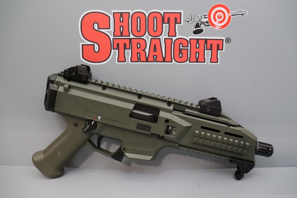 CZ Scorpion Evo 3 S1 Pistol ODG 9mm 7.72"-img-1