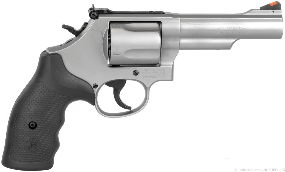 SMITH AND WESSON S&W MODEL 69 COMBAT MAGNUM STAINLESS 4.25" BBL .44 MAG-img-0