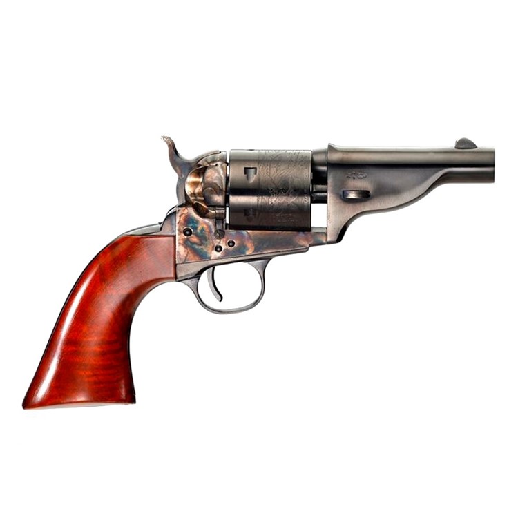 TAYLORS & COMPANY The Hickok Open Top .45LC 3.5" 6rd Revolver, Walnut Grips-img-1