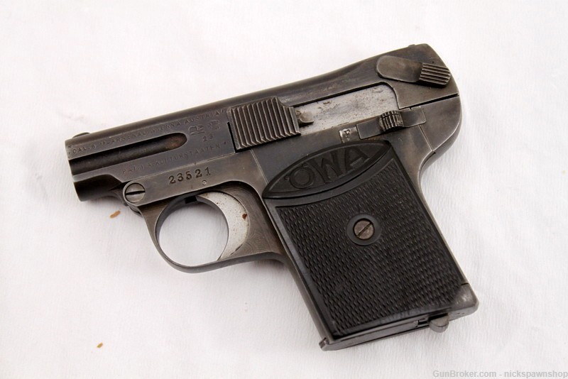 OWA 1905 25 ACP Pocket Pistol, NON Functioning Parts gun.-img-0