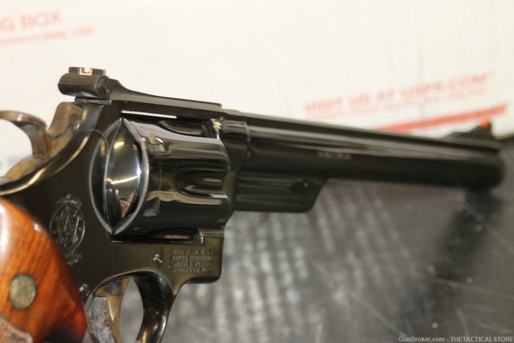 Smith and Wesson model 57 no dash 8 3\8" barrel,full target, Beautiful!-img-5