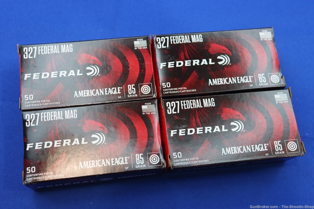 Federal American Eagle 327 FED MAG Ammunition Lot 200RDS Ammo 85GR 327FED-img-0