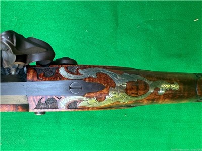 Gorgeous custom 50 caliber flintlock by D R Kelley