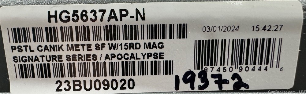Canik METE SF Apocalypse Signature Series 9mm 4.19" Barrel-img-5