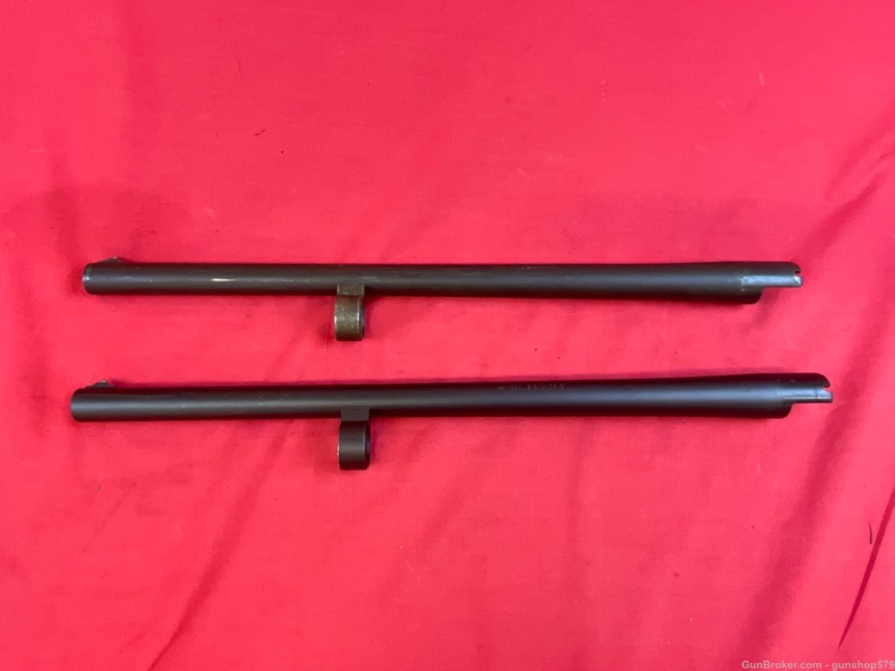 Remington 870 12 Ga Two Barrel LOT x2 Police 18 In 3 In Smooth Bore Cyl-img-0