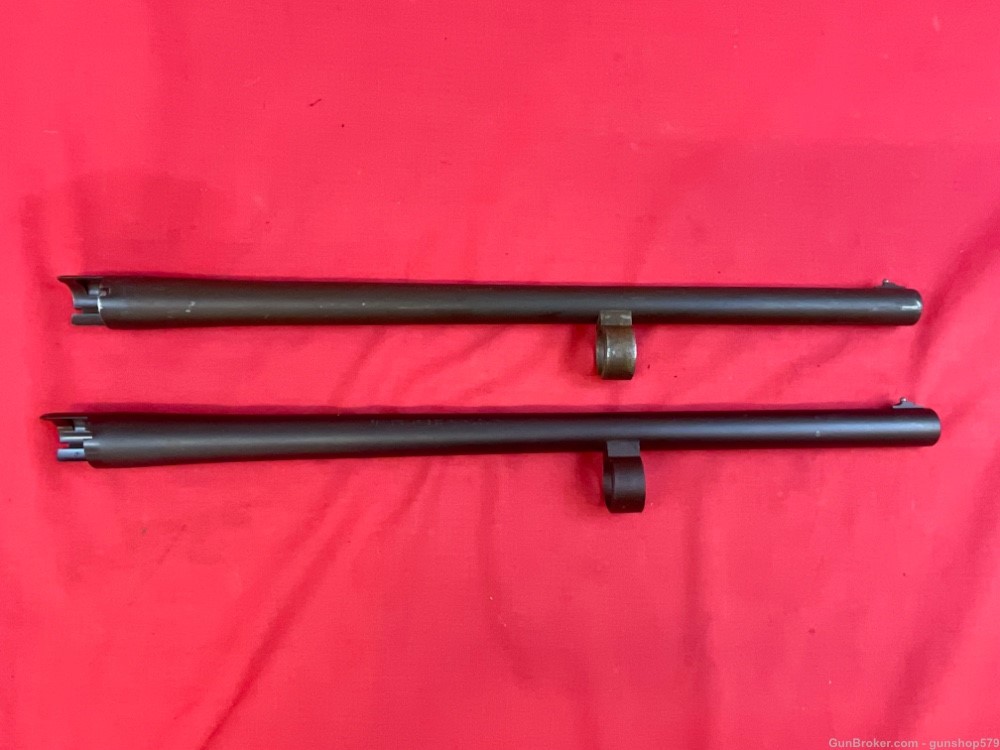 Remington 870 12 Ga Two Barrel LOT x2 Police 18 In 3 In Smooth Bore Cyl-img-1