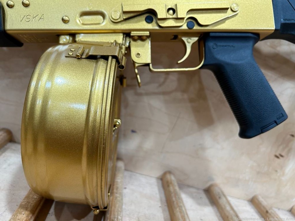  CENTURY ARMS VSKA AK-47 7.62X39 GOLD CERAKOTED W/ MAGPUL #25453 -img-19