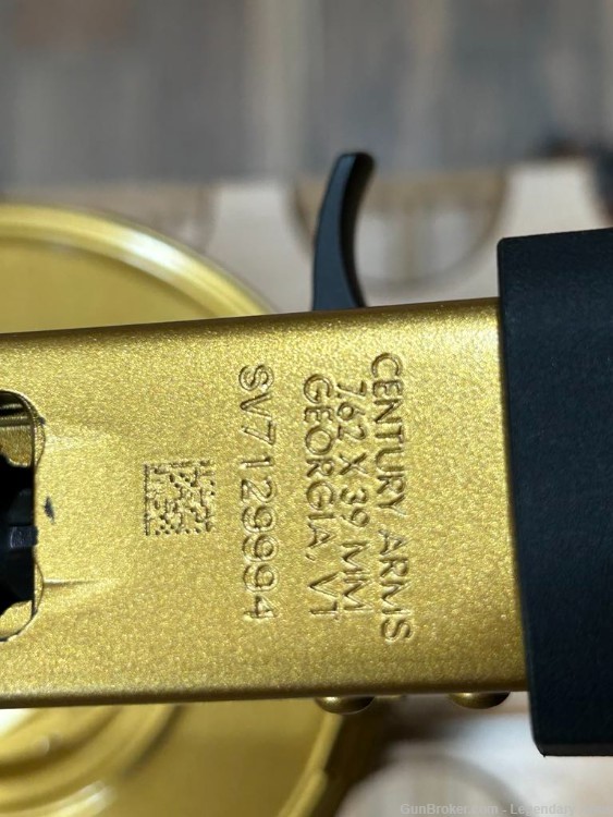  CENTURY ARMS VSKA AK-47 7.62X39 GOLD CERAKOTED W/ MAGPUL #25453 -img-2