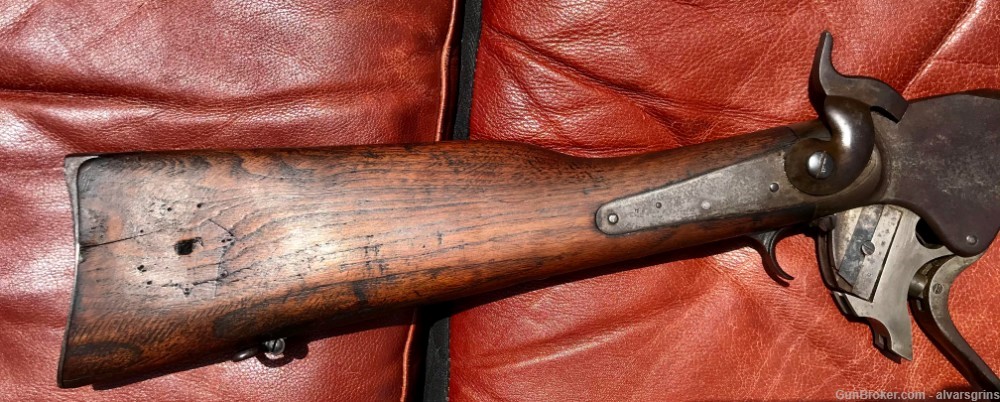 Rare 1871 Spencer Rifle Burnside carbine conversion-img-18