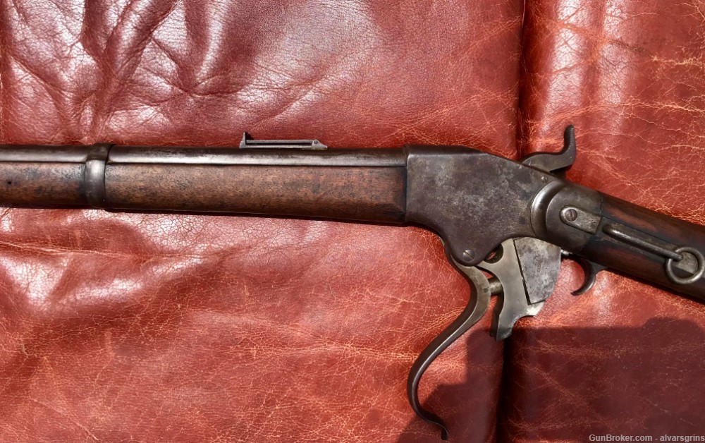 Rare 1871 Spencer Rifle Burnside carbine conversion-img-4