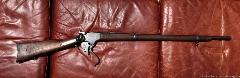 Rare 1871 Spencer Rifle Burnside carbine conversion-img-2