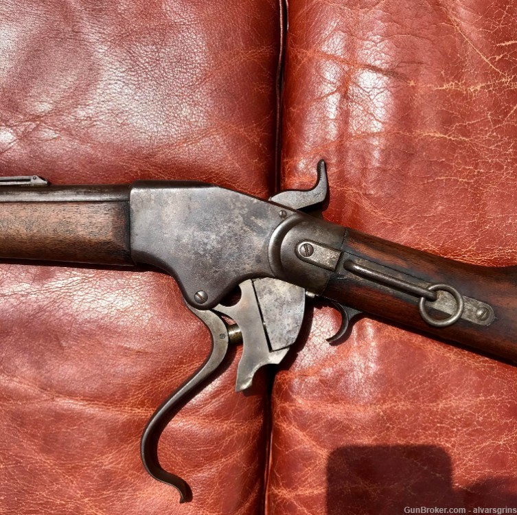 Rare 1871 Spencer Rifle Burnside carbine conversion-img-16