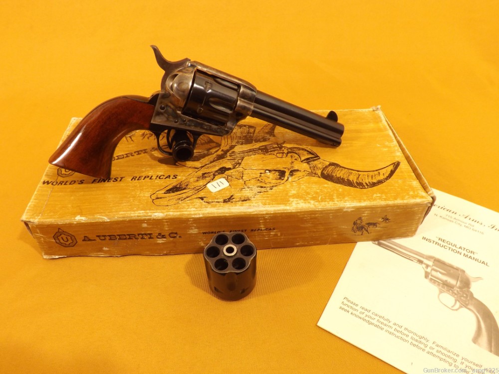 UBERTI REGULATOR 44-40/44SPL REVOLVER PISTOL W/FACTORY BOX-img-0