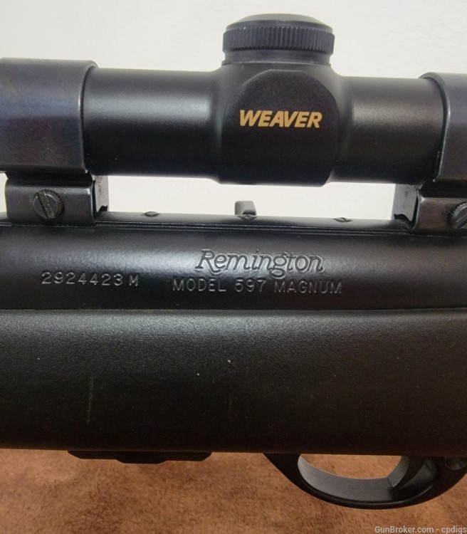 Remington Model 597 Magnum Semi-Auto Rifle .22 WMR With Weaver Scope-img-17