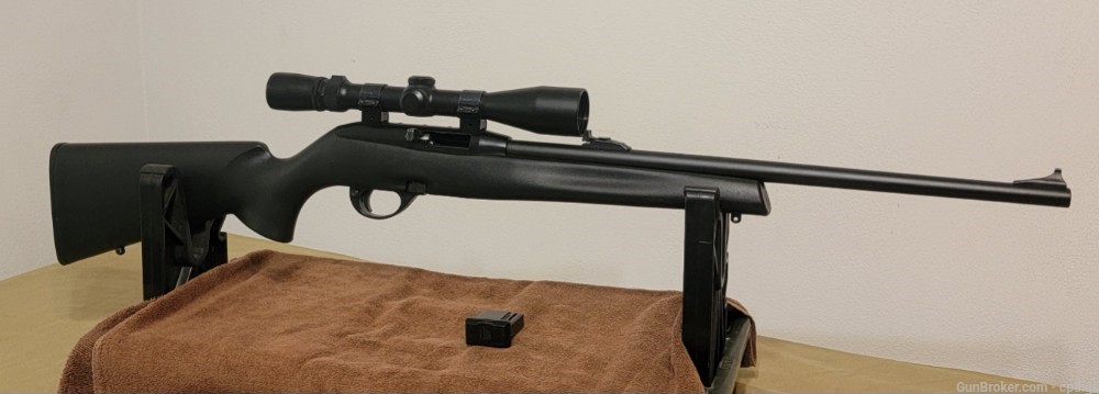 Remington Model 597 Magnum Semi-Auto Rifle .22 WMR With Weaver Scope-img-0