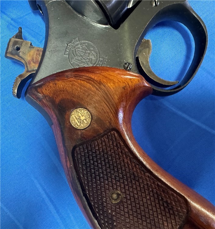 S&W 28-2 HIGHWAY PATROLMAN 357MAG 4" BLUE WOOD 97% ALL ORIGINAL 1968-1969-img-4