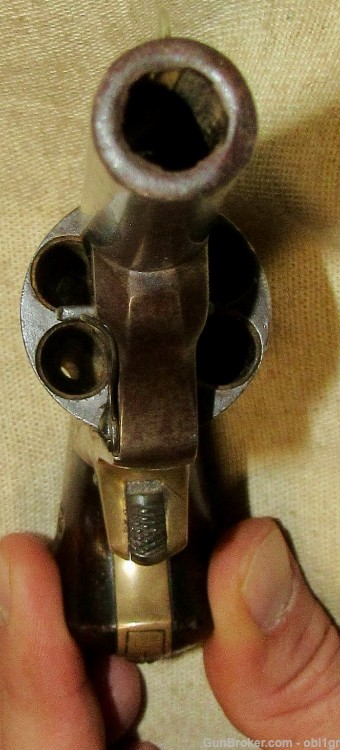 Civil War Moore Teat Fire Revolver Brass Frame Engraved .01 NO RESERVE-img-9