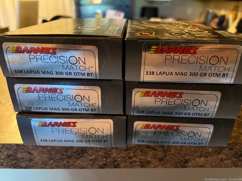 Barnes precision 338 lapua 300gr OTM BT 120rds-img-0