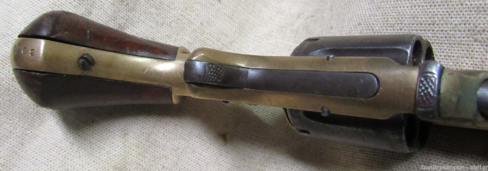 Scarce Whitneyville No 2 Brass Frame Spur Trigger .32 RF Revolver .01 NR-img-11
