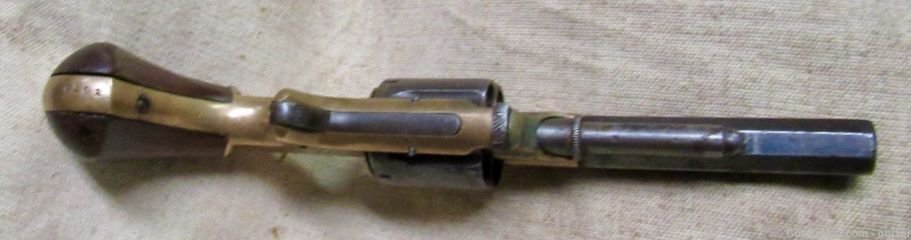 Scarce Whitneyville No 2 Brass Frame Spur Trigger .32 RF Revolver .01 NR-img-8