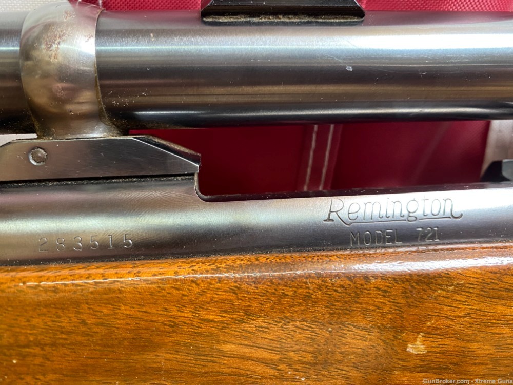 *Oldie* 24" Remington 721 .270 Win. w/ Weaver K4 Scope & Buehler Mounts-img-12