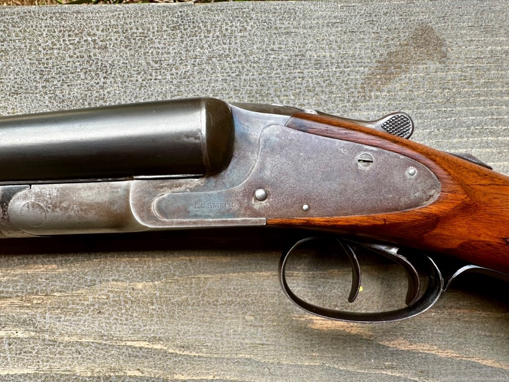 LC Smith Long Range Duck Gun Field Grade 12ga sxs shotgun-img-16