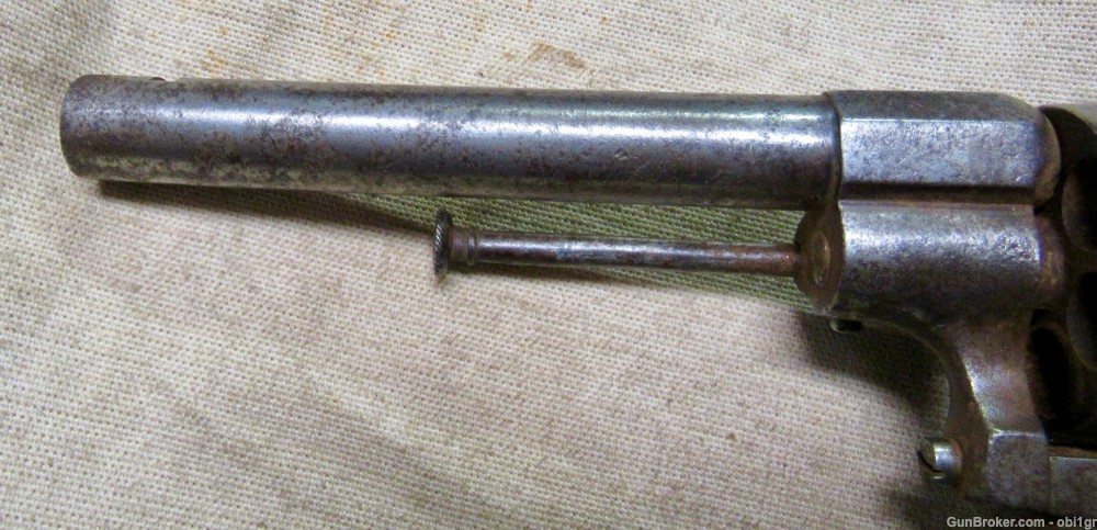 Civil War Era Belgian Pin Fire Revolver 12mm .01 NO RESERVE-img-8