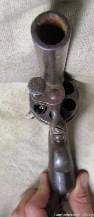 Civil War Era Belgian Pin Fire Revolver 12mm .01 NO RESERVE-img-12