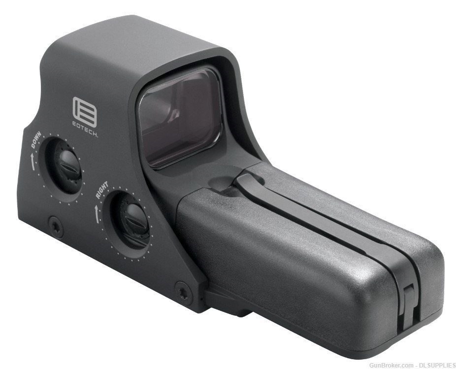 EOTECH 512A65 HWS 512 MATTE BLACK 1X 1 MOA RED DOT/68 MOA RED RING-img-0