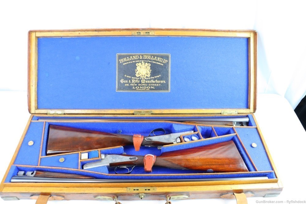 HOLLAND & HOLLAND #3 20 BORE TRUE PAIR CASED-img-0