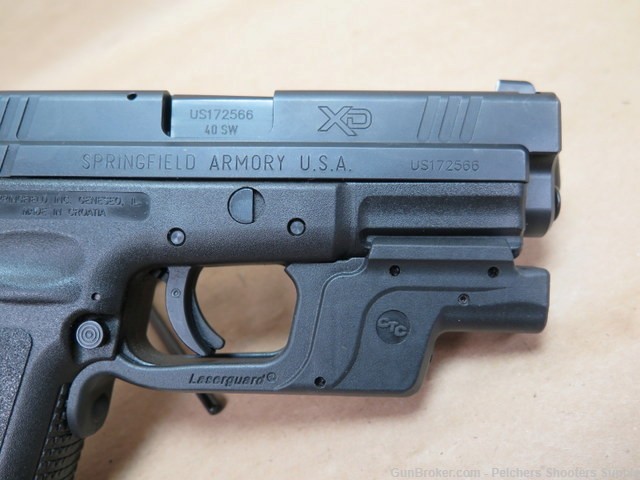 Springfield Armory XD40 40SW With Crimson Trace Green Laser & Night Sights -img-5