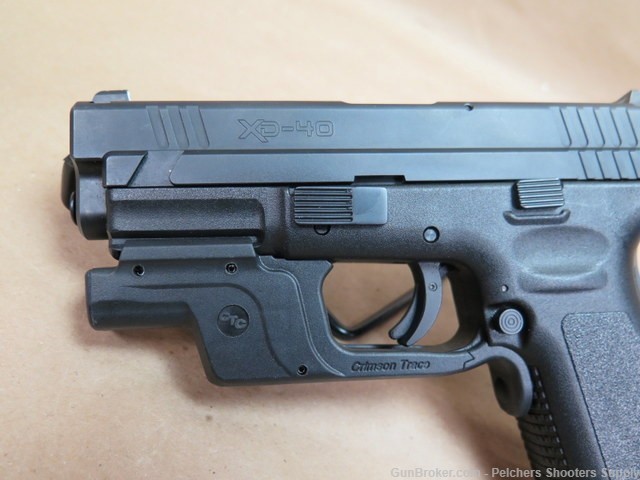 Springfield Armory XD40 40SW With Crimson Trace Green Laser & Night Sights -img-13