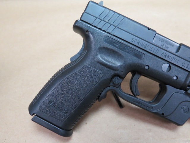 Springfield Armory XD40 40SW With Crimson Trace Green Laser & Night Sights -img-3