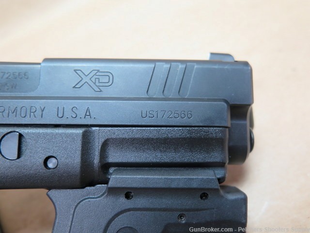 Springfield Armory XD40 40SW With Crimson Trace Green Laser & Night Sights -img-8