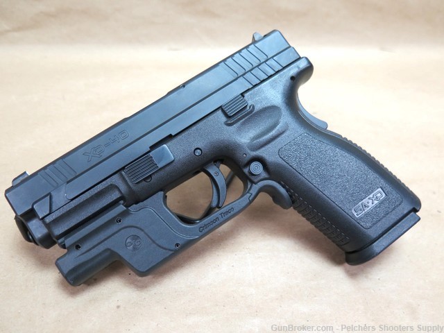 Springfield Armory XD40 40SW With Crimson Trace Green Laser & Night Sights -img-10
