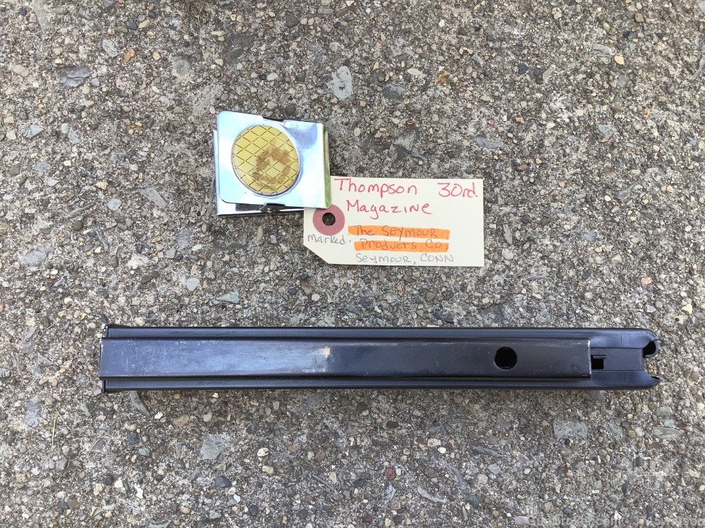 New USGI Thompson Magazines marked:The Seymour Product Co.  ROUND MAG CATCH-img-1