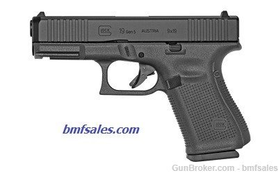 Glock 19 GEN-5 9mm with Fixed Sights 15+1 NIB-img-0