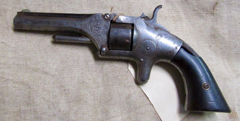 Scarce Civil War 1st Model Manhattan .22 Caliber Pocket Revolver .01 NR-img-6