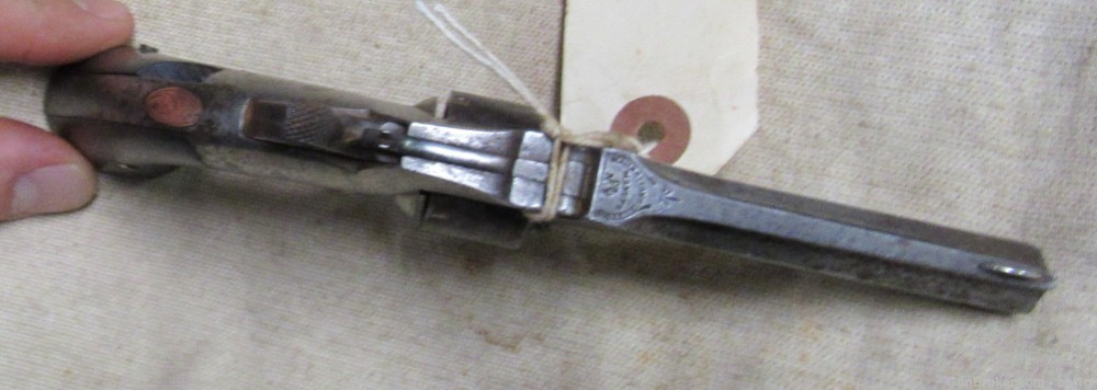 Scarce Civil War 1st Model Manhattan .22 Caliber Pocket Revolver .01 NR-img-3