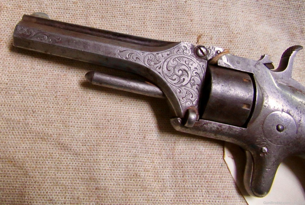 Scarce Civil War 1st Model Manhattan .22 Caliber Pocket Revolver .01 NR-img-7