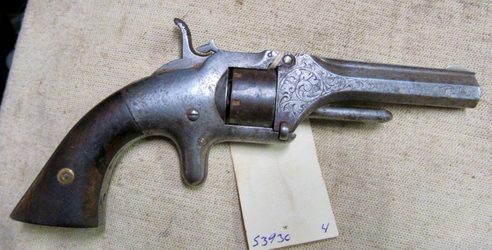 Scarce Civil War 1st Model Manhattan .22 Caliber Pocket Revolver .01 NR-img-0